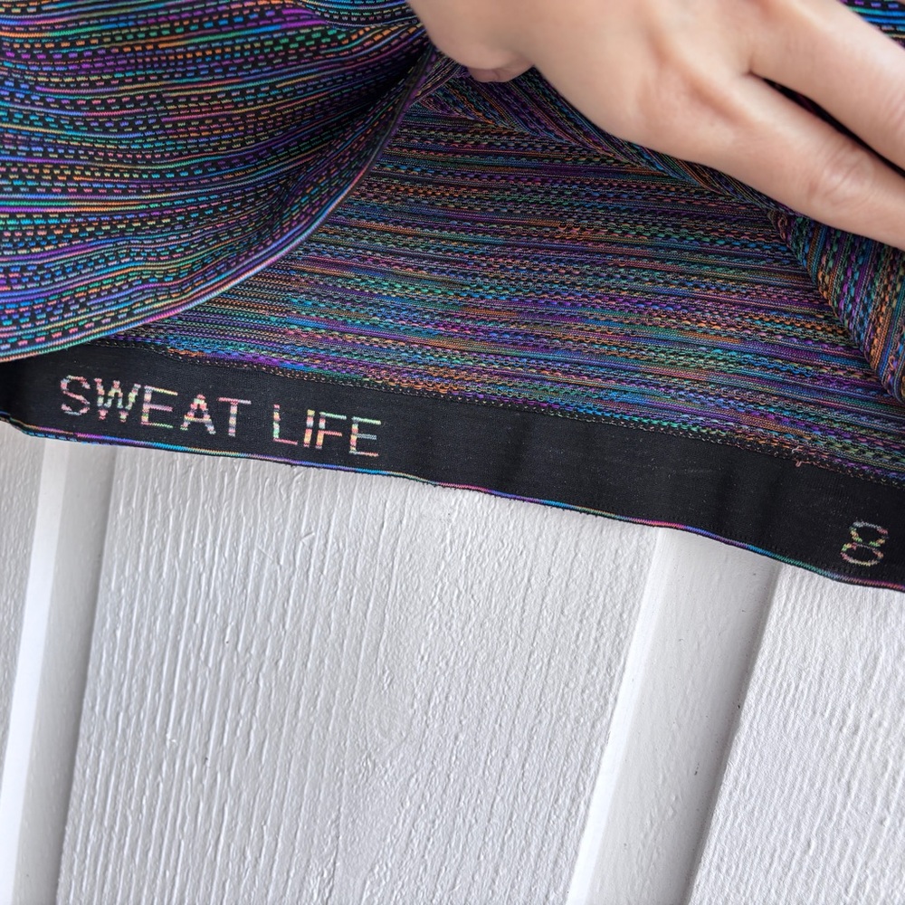 LULULEMON Swiftly Tech SS 2.0 Black Rainbow *RARE* - Picture 3 of 6